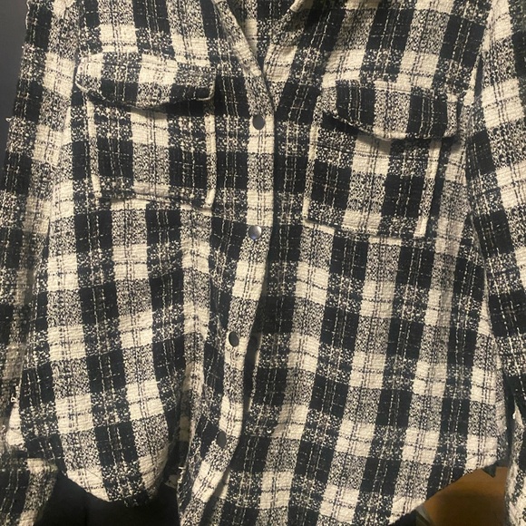 BB Dakota Jackets & Blazers - Tweed Black/White Jacket